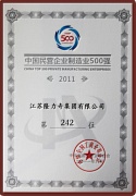 China Top 500 Private Manufacturing Enterprises